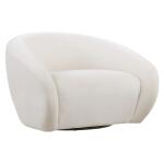 Desoto Swivel Chair, Cream - Image 6
