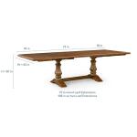 Harvest Dining Table with Extendable Leaves Dining Tables Bassett Furniture 18