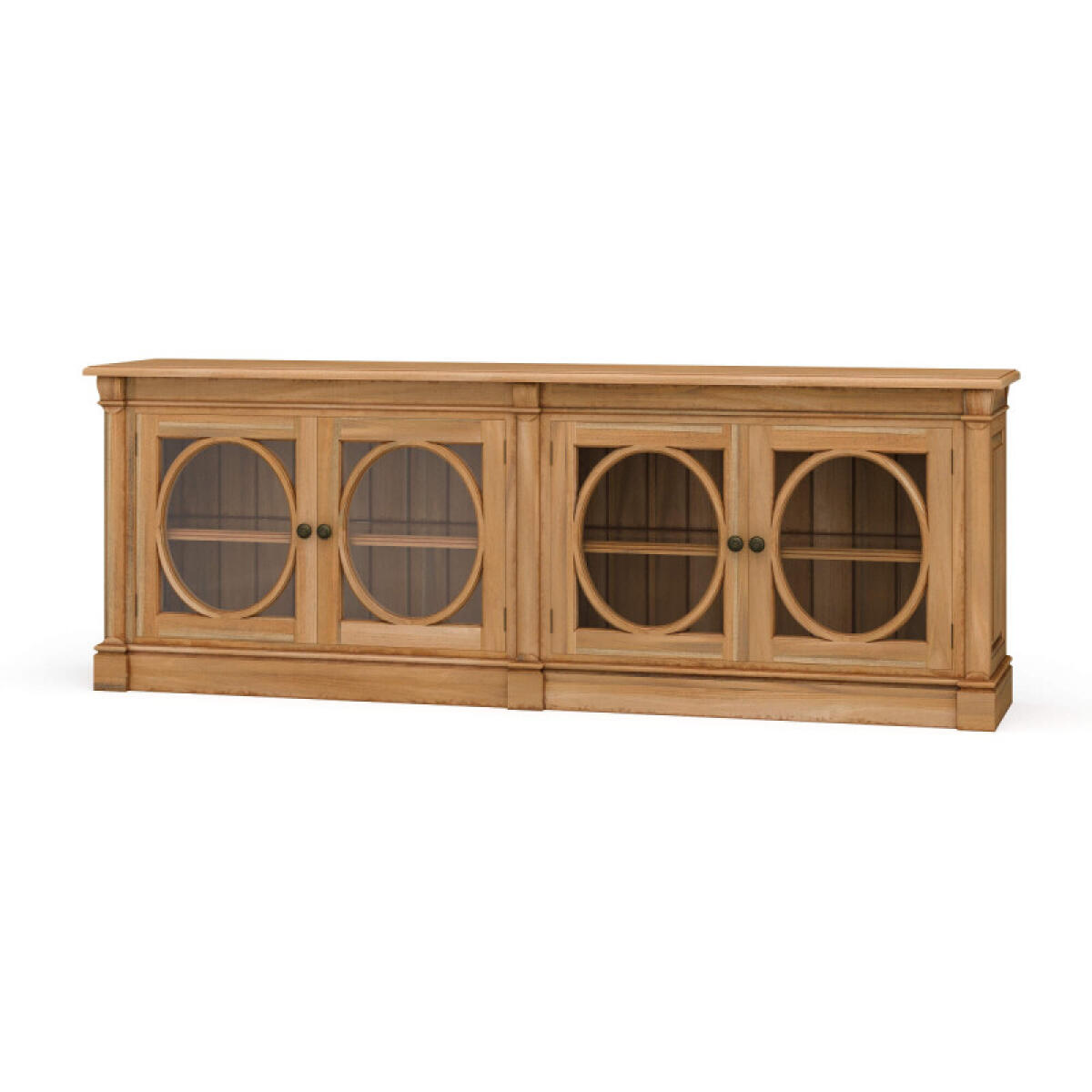 e896b2604191878ece7702ddc3a52e93 Fiona 4 Door Buffet W/ Glass Shelves - Image 1