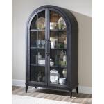 Display Cabinet Dining Storage Black 11