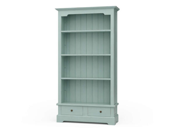 Manchester 2 Drawer Bookcase Bookcases Blue
