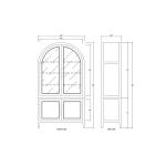 Lumina Glass Cabinet - Image 8