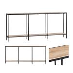 Crosby Travertine Console Table Console Tables Beige 13