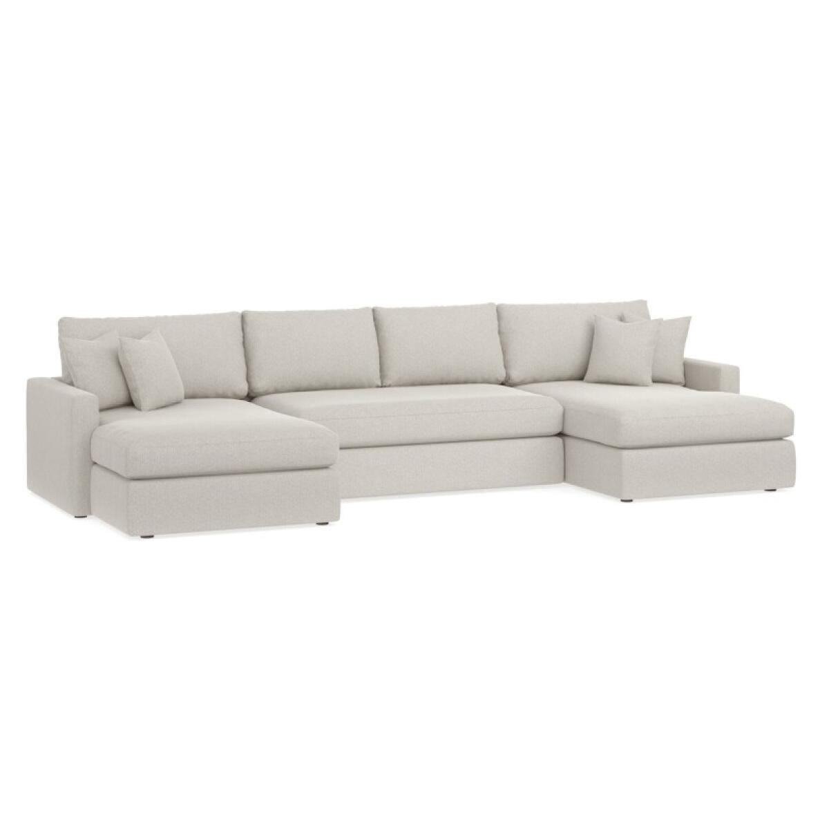 Allure Track Arm Bench Seat U-Shaped Sectional Sectionals Bassett Furniture 2 Allure Track Arm Bench Seat U-Shaped Sectional Sectionals Bassett Furniture 2