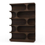 Vannes Crescent Bookcase
