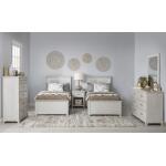 Complete Panel Bed Twin Youth Beds Bleached Linen 13