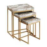 Torrento Marble Nesting Tables Table Sets Cocktail Tables 7
