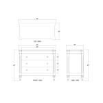 Kelly 3 Drawer Dresser Dressers Bramble 21