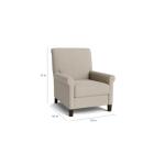 Nelson Sock Arm Lay Flat Manual Recliner Recliners Bassett Furniture 15