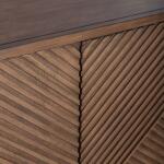 Easton 82 Inch TV Console Entertainment Stands Brown 25