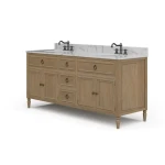 Cholet Double Vanity W/ Sink & Marble Top - Image 3