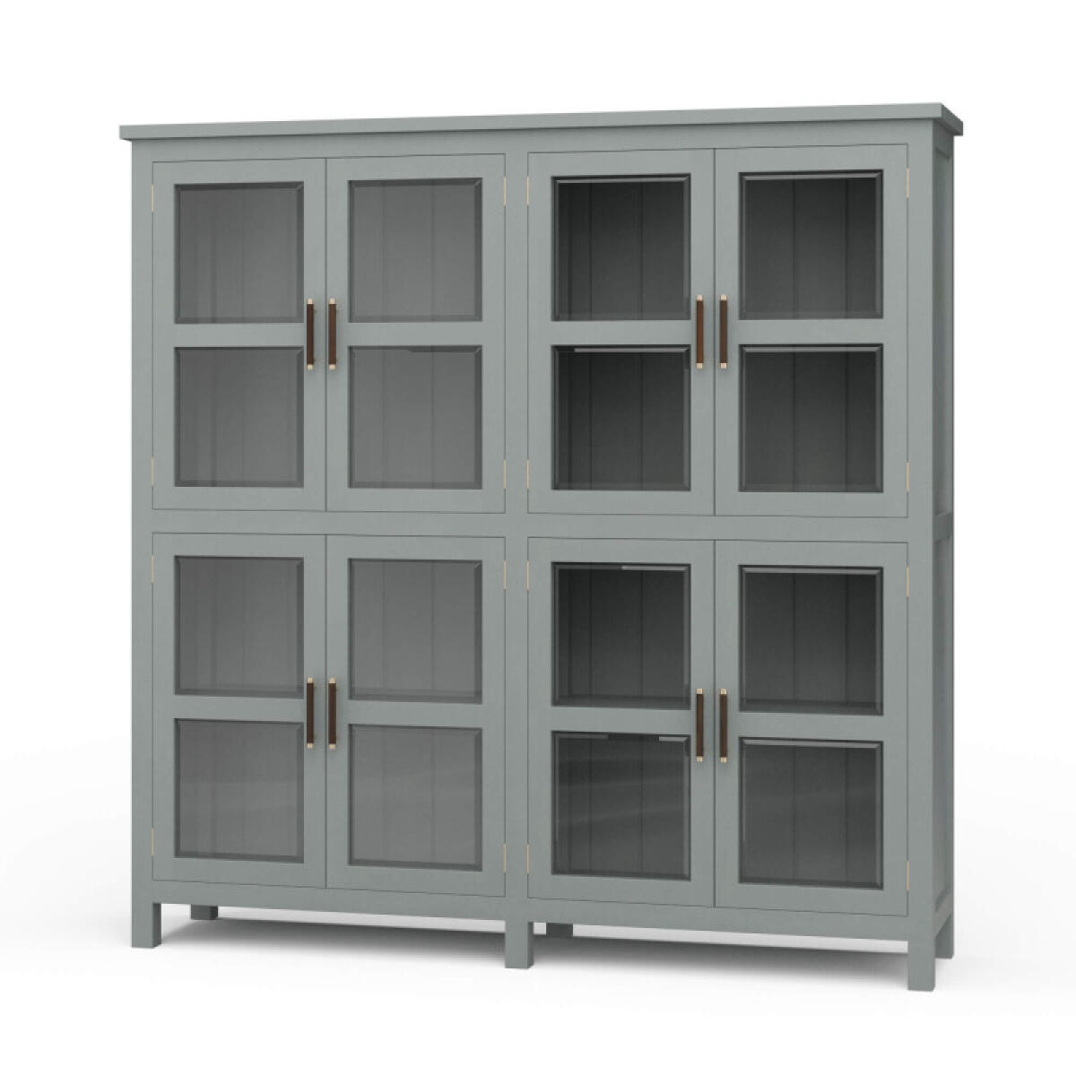 e9b14ee6b4020494f9abb389cbf8f6f4 Madrone 8 Door Display Cabinet - Image 1