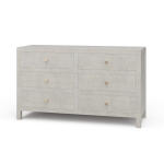 Kagu 6 Drawer Dresser W/ Rattan