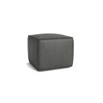Rhonda Square Leather Ottoman