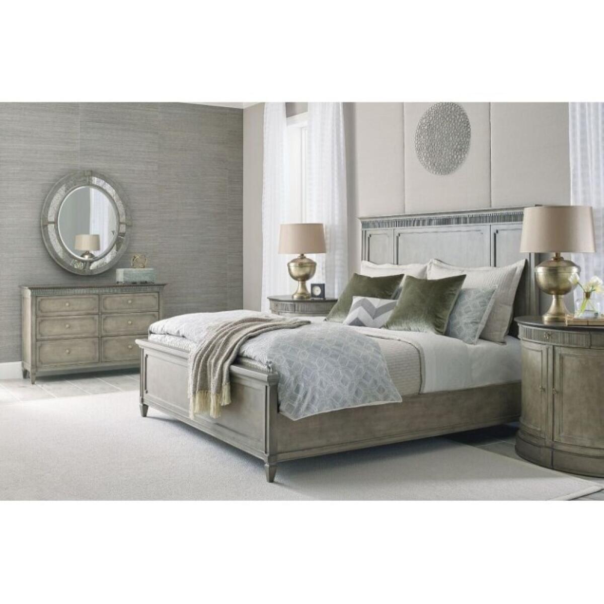 ea035bcdd95e6dc3c30e9c6f912f81e3 Savona Katrine Panel Queen Bed Complete - Image 1