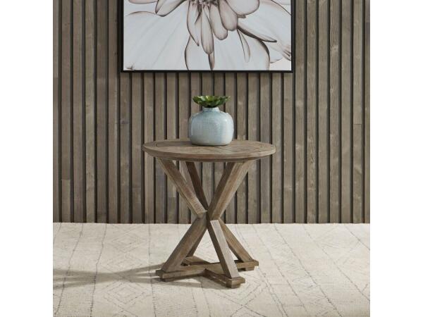 Parkland Falls Round End Table End tables Brown