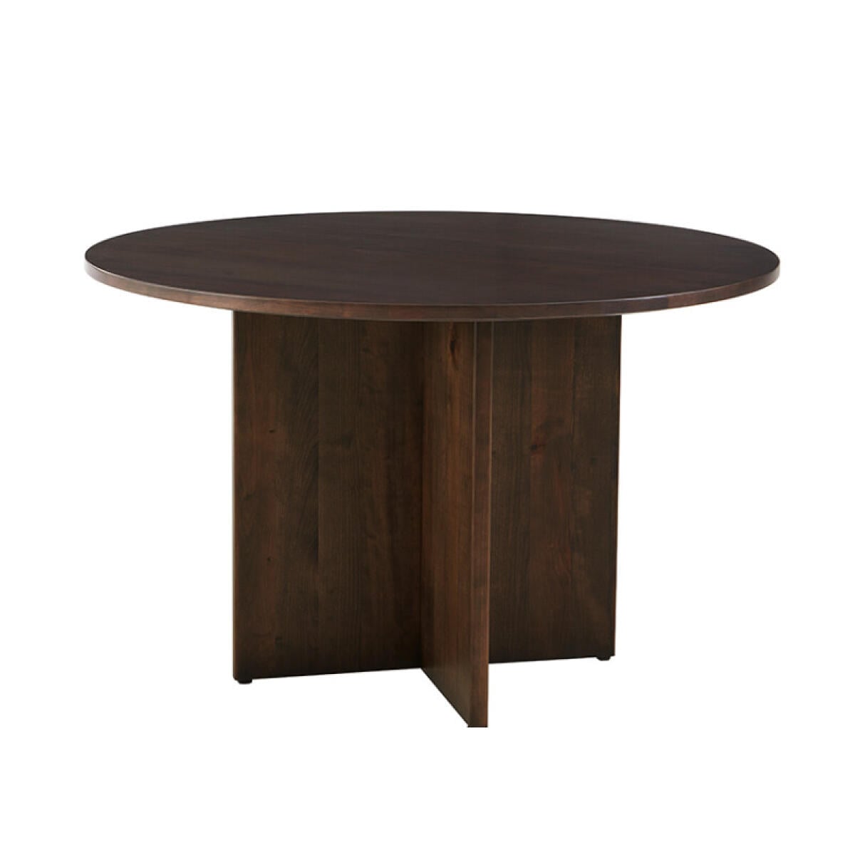 ea2cd237f81b92e7c1bc0f9fc019c9d7 Crafted Cherry Dining By Ben & Erin Napier 48 Inch Round Table W/ Wood Base - 150-048-148 - Image 1