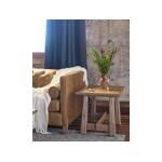 Magnolia Manor Gathering Table Dining Tables Antique White & Weathered Bark 18