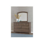 Woodbridge ARCHED MIRROR Bedroom Mirrors Brown 11