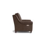 Magnificent Motion Leather Roll Arm Power Wall Recliner - Image 4