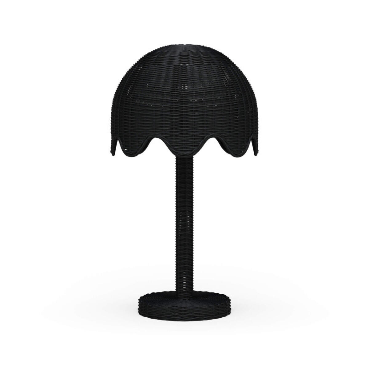 ea70e49a1ed4c349011732ca355a5cc5 Scalloped Rattan Table Lamp - Image 1