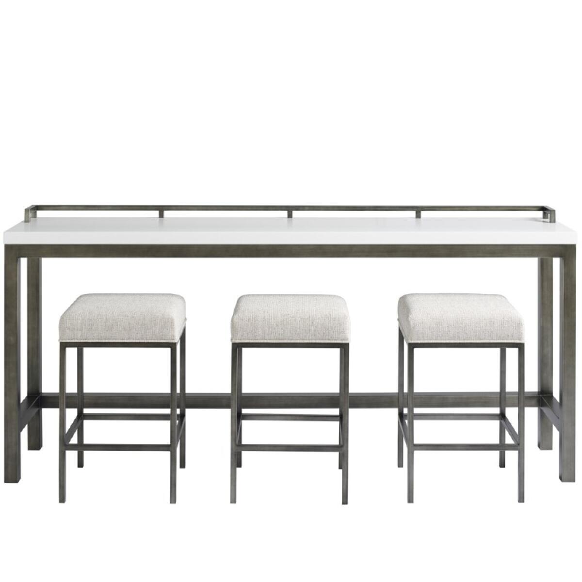eaae2ef9f94e5b70d7da5960caf48458 Essence Console Table with Stools - Image 1