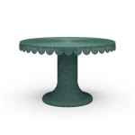 Scalloped Round Rattan Dining Table 48” Dining Tables Bramble 7