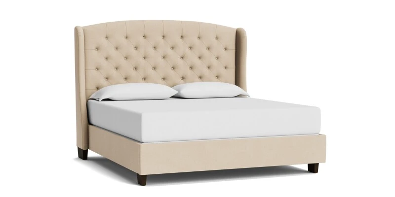 ead2cba0d48716a7fb9cab303c4a2fd5 Paris Tufted Upholstered Bed - Image 1