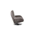 Ranlo Leather Swivel Arm Chair - Image 5