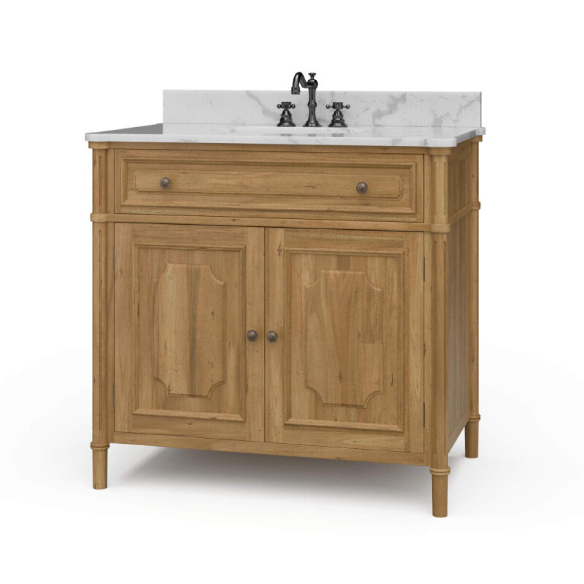 eb20eb241f9b4b344c2e76000d90cdff Nantes Single Vanity W/ Sink & Marble Top - Image 1