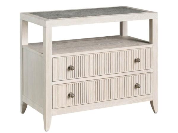 Avaline Carmen Two Drawer Nightstand - Image 3