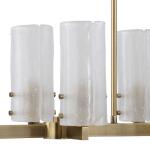 Mistie, 8 Lt Linear Chandelier Lighting Gold 23