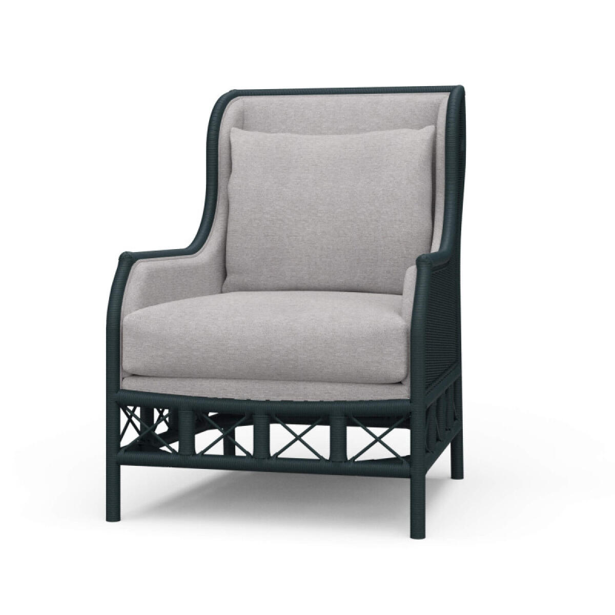 eb80dad82429ed47af679196a7699718 Hampton Rattan Wing Chair - Image 1