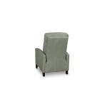 Emmett Leather Track Arm Lay Flat Manual Recliner - Image 6
