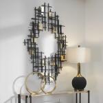Reflection Metal Wall Decor, S/2 Wall Decor Black 14