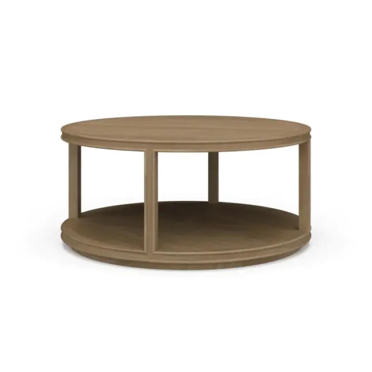 ec065d08a350511933e785b189783f46 Cohan Coffee Table Small W/ Wood Shelf - Image 1