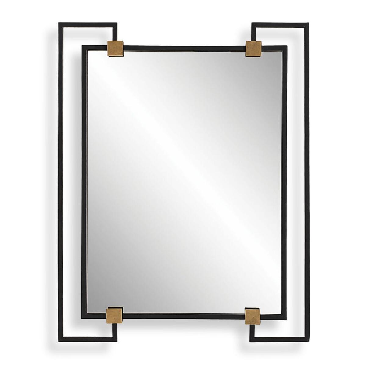 Ivey Rectangle Mirror Mirrors Black 2 Ivey Rectangle Mirror Mirrors Black 2