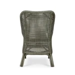 Cristo Rattan Dining Chair W/ Seat Cushion Chairs & Benches Black 19