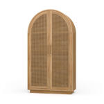 Vannes Wardrobe W/ Rattan Door