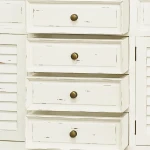 Shutter Double Vanity W/ Sink & Marble Top - Image 11
