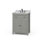 Shutter Vanity W/ Sink & Marble Top