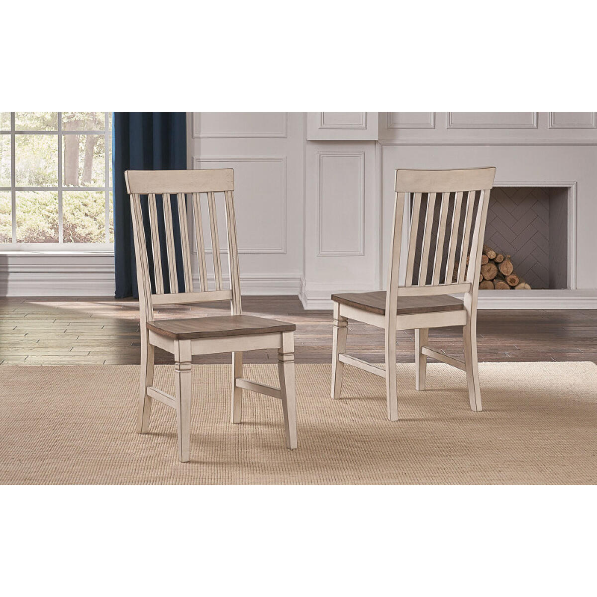 eca5b5326737b978e19f3c6767ccb5c6 Beacon Slatback Chair With Wood Seat - BEAPW265K - Image 1