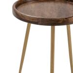 Silva Accent Table Chairside Tables Brown 10