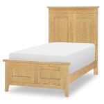 Complete Panel Bed Twin 3/3 Natural Hickory