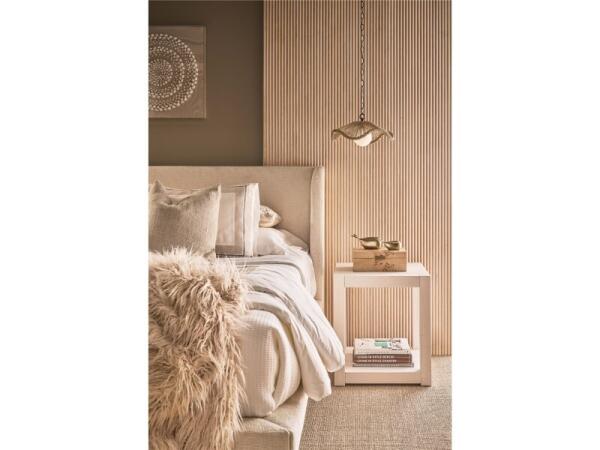 Weekender Coastal Living Home Collection Hermosa Square End Table End tables Cream