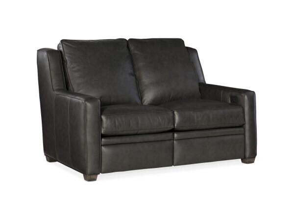 Raymond Reclining Loveseat with Power Headrest 201-70 Loveseats Black