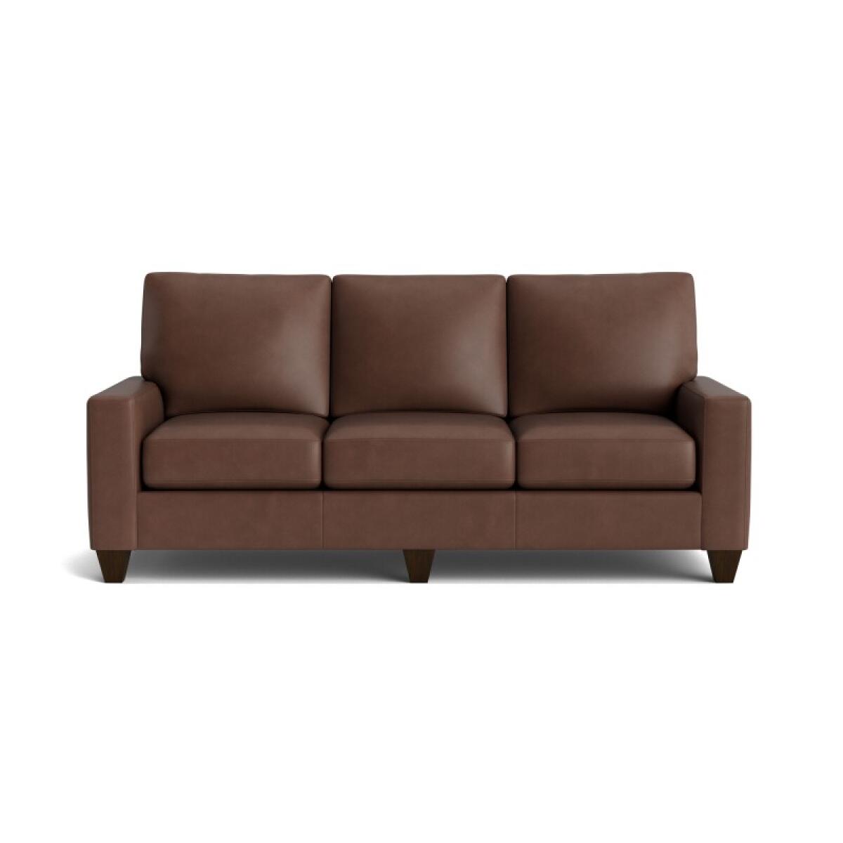 ed1bfd3042ef56464adcf671fc154e08 True Custom™ True Custom® Leather Large Track Arm Sofa - Image 1