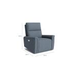 Harris Pad Arm Swivel Glider Power Recliner Recliners Bassett Furniture 17