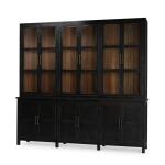 Madrone 12 Door Display Cabinet W/ Glass Shelves - Image 4