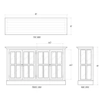 Cape Cod Media Stand - Image 9